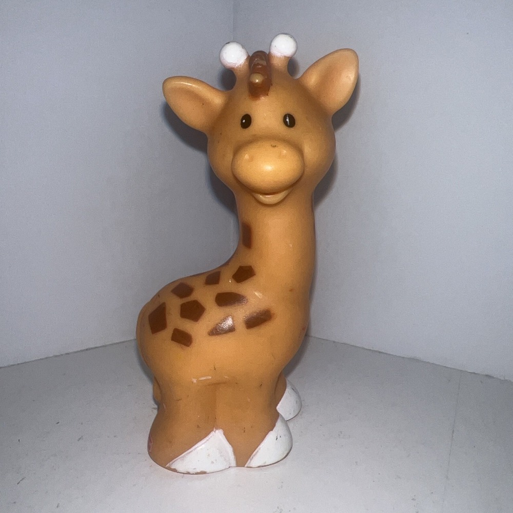 Fisher Price Little People Toy Good 2001 Giraffe Zoo Safari Figure